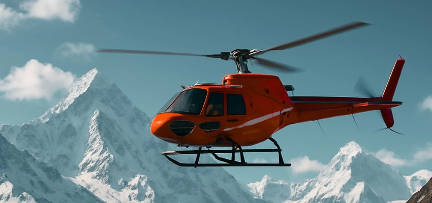 Hemkund Saheb by Helicopter