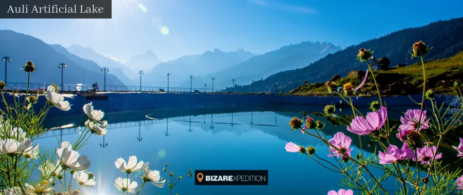 auli artificial lake, auli complete guide