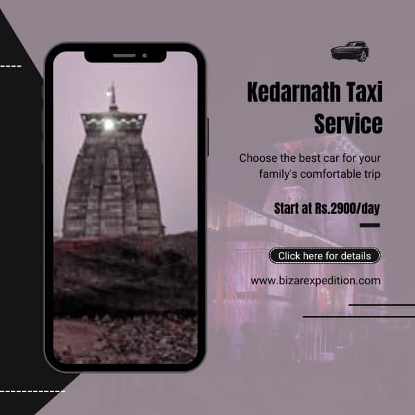 Kedarnath car rental, Kedarnath taxi service