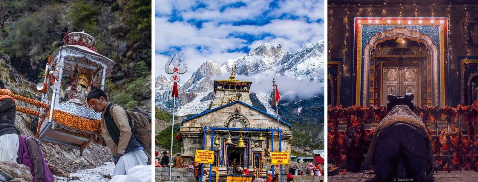 Kedarnath templae, kedarnath dham